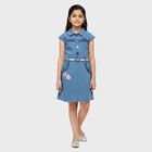 Girls' Frock, हल्का नीला, small