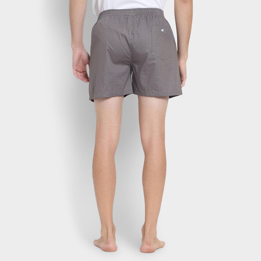 Men's 100% Cotton Boxers , गहरा ग्रे, large image number null