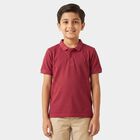 Boys Pink Polo Neck Polo Boys T-Shirt, गुलाबी, small