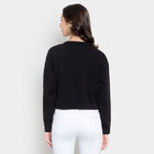 Round Neck Sweatshirt, Black, small image number null