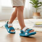Boys' Sandal, Teal Blue, small
