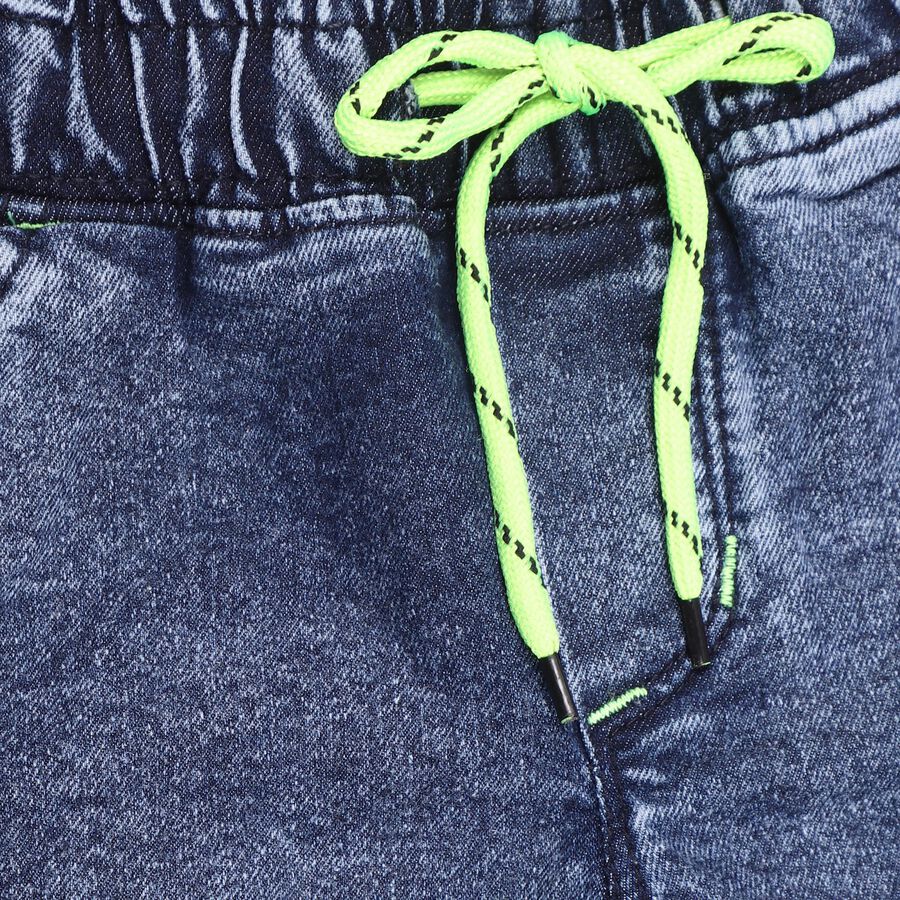 Boys' Jogger Jeans , Mid Blue, large image number null