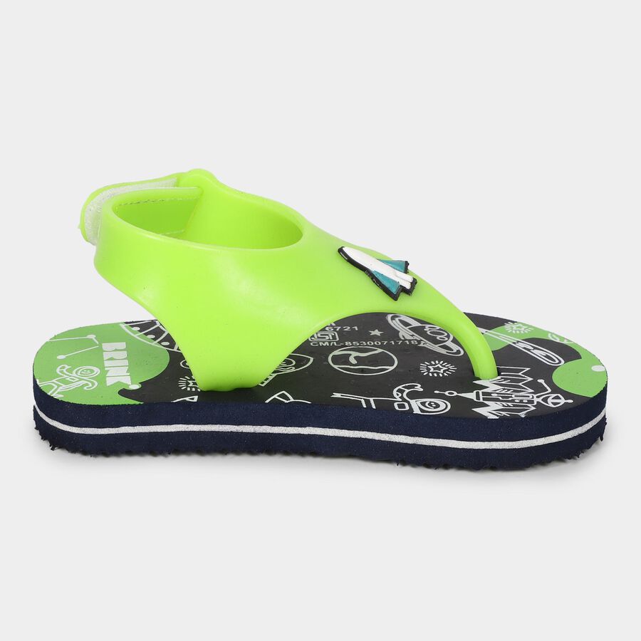 Boys' Slipper, हरा, large image number null