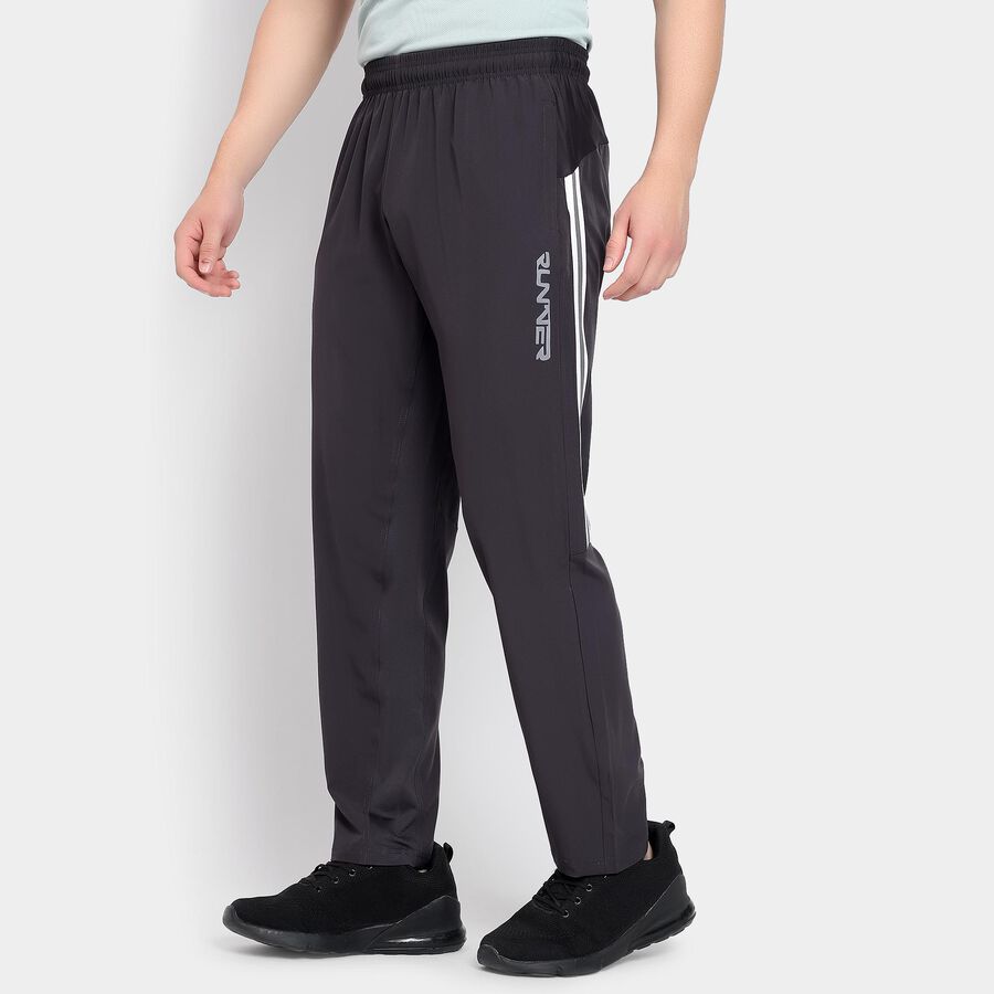 Men's Track Pants, गहरा ग्रे, large image number null
