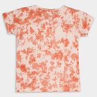 Girls' Cotton T-Shirt, पीच, small image number null