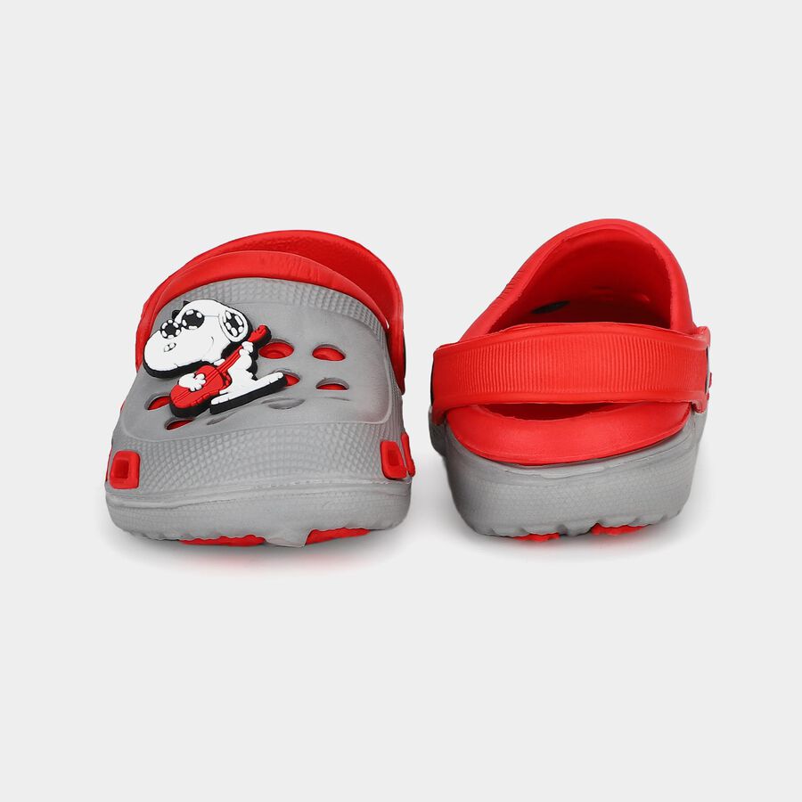 Boys Grey Slingback Clogs Sandals, Grey, large