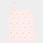 Girls Cotton Vest, Pink, small image number null