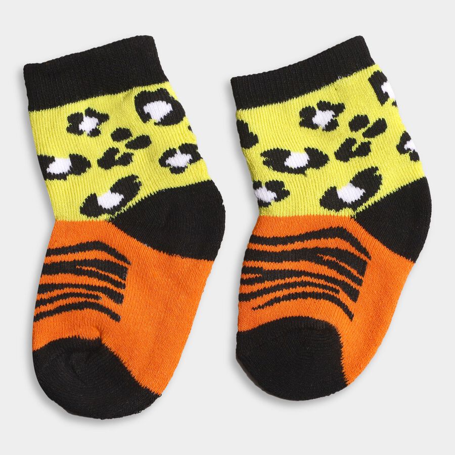 Infants' Socks (Pack of 2), Black, large
