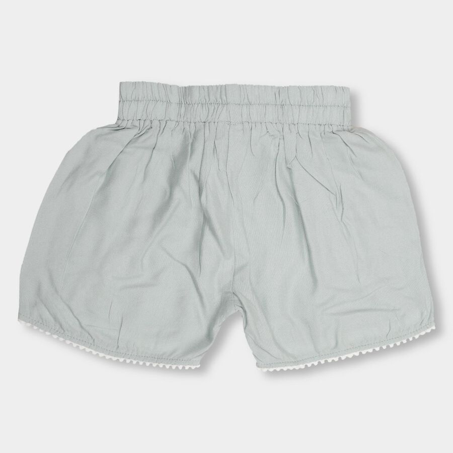 Girls' Shorts , हल्का हरा, large image number null
