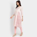 Ladies' 100% Cotton Kurta, Coral, small image number null