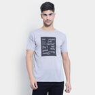 राउंड नेक टी-शर्ट, हल्का ग्रे, small image number null