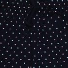 Girls' Navy Blue Cotton Blend Minimalist Pyjama, Navy Blue, small