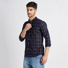 Checks Casual Shirt, नेवी ब्लू, small image number null
