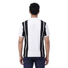 Men's Black Polo Collar Classic T-Shirt, काला, small