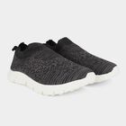 Men's Grey Slip-On Sneakers, ग्रे, small