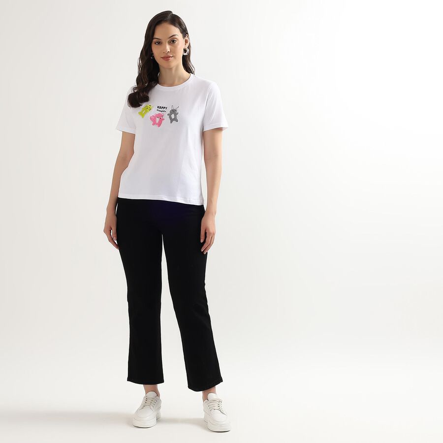 Ladies' Jeans, काला, large image number null