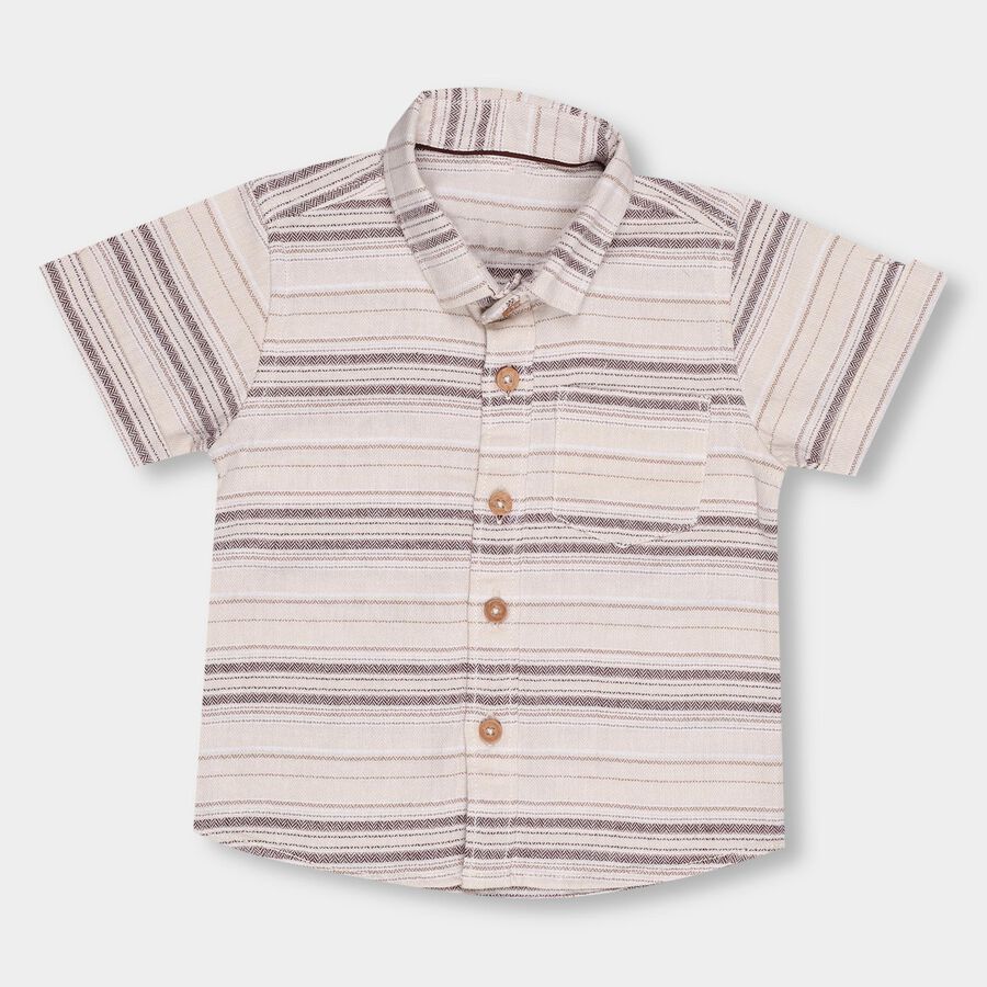 Infants' 100% Cotton Shirt , Beige, large image number null