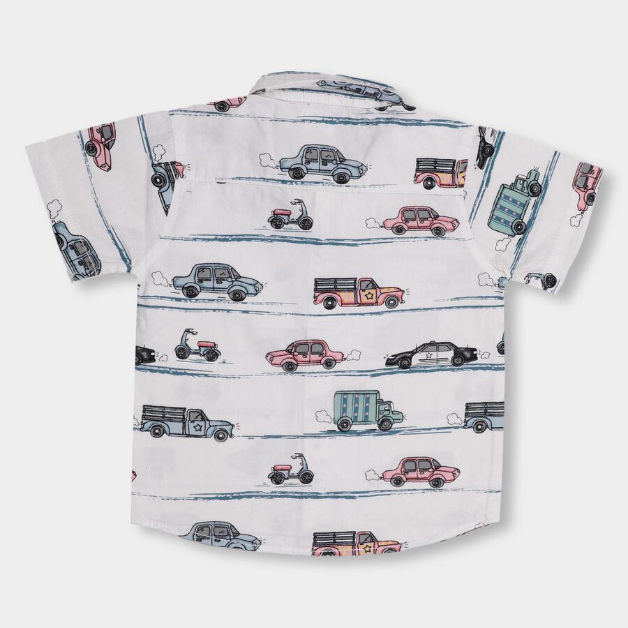 Infants' 100% Cotton Shirt , सफ़ेद, large