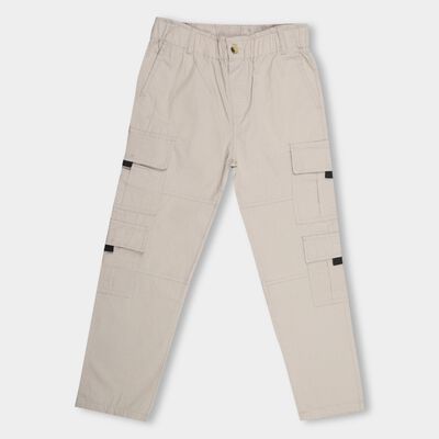 Boys' 100% Cotton Cargo Trouser 