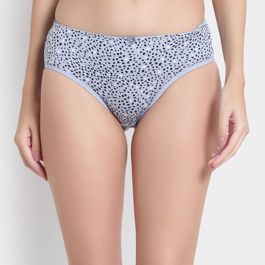 Cotton Printed Panty, Light Blue, large image number null