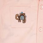 Infants Cotton Solid Casual Shirt, Peach, small image number null
