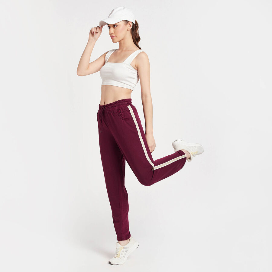 Solid Joggers, Wine, large image number null