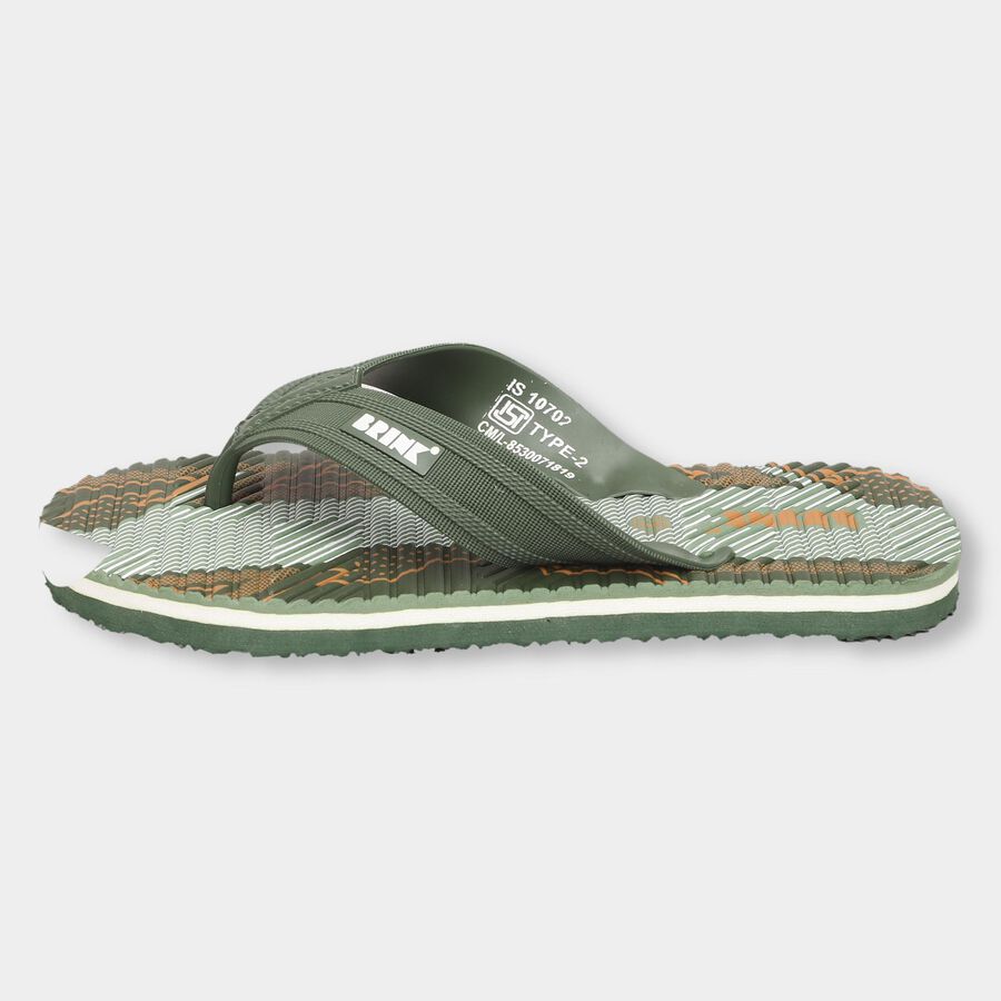Boys' Thong Slipper, Green, large image number null