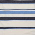 Boys Light Blue Cotton Blend Crew Neck Casual T-Shirt, Light Blue, small