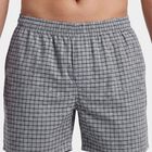 Men's Regular Fit Solid Boxers, Dark Grey, small
