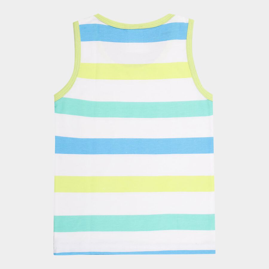 Boys Stripes T-Shirt, White, large image number null
