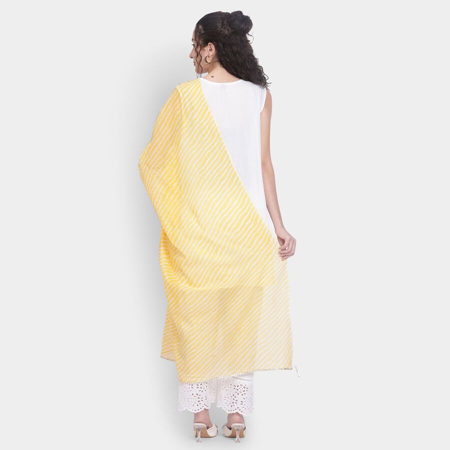 Ladies' Dupatta , पीला, large image number null