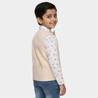 Boys White Cotton Classic Collar Casual Shirt, गुलाबी, small