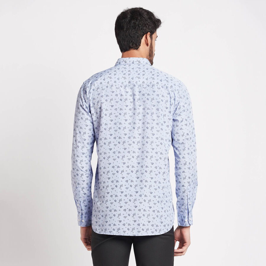Printed Casual Shirt, Light Blue, large image number null