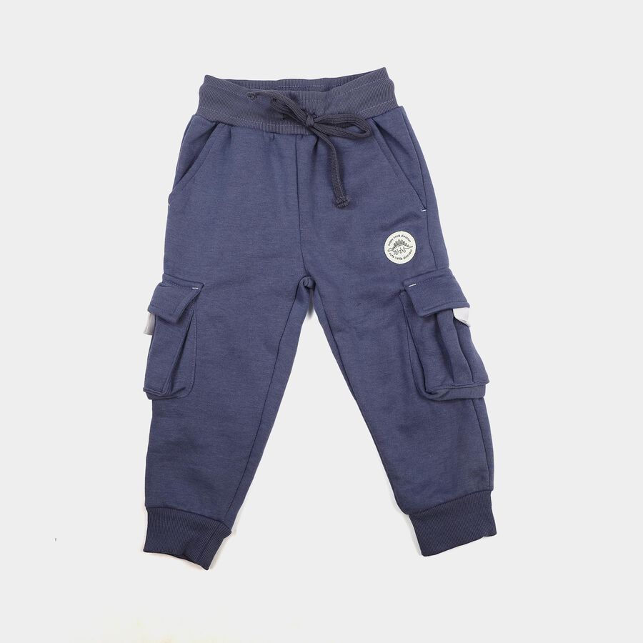 Boys Blue Jogger Cargo Pocket Pyjama, Light Blue, large
