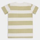 Boys' 100% Cotton Half Sleeves T-Shirt, हल्का हरा, small image number null