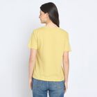 Ladies' Round Neck T-Shirt, खाकी, small
