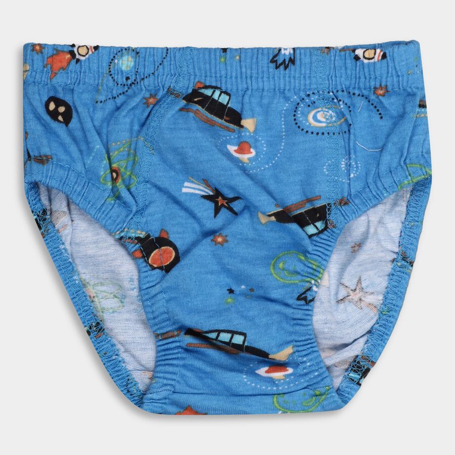 Boys' 100% Cotton Briefs, नारंगी, large image number null