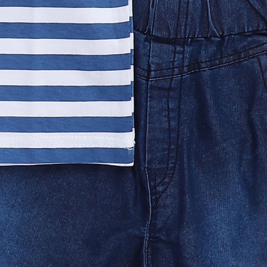 Boys' Woven Baba Suit, नेवी ब्लू, large image number null