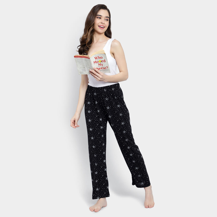All Over Print Pyjama, काला, large image number null