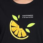 Ladies' Round Neck T-Shirt, Black, small image number null