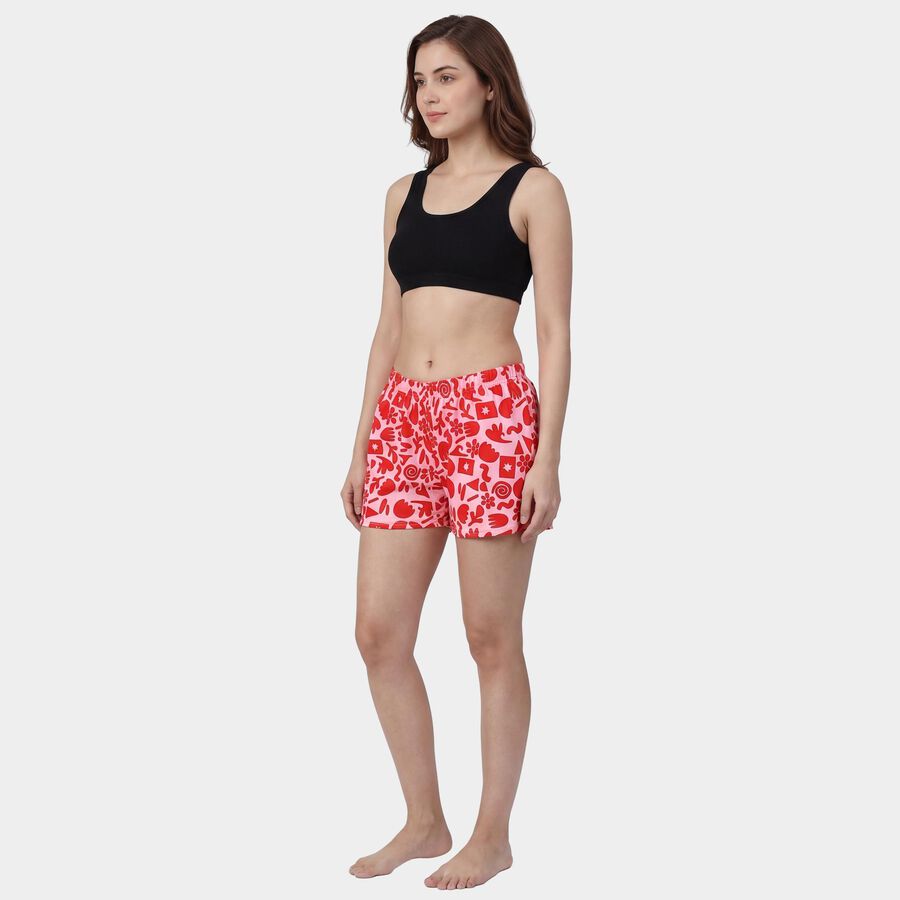Ladies' Shorts, गुलाबी, large