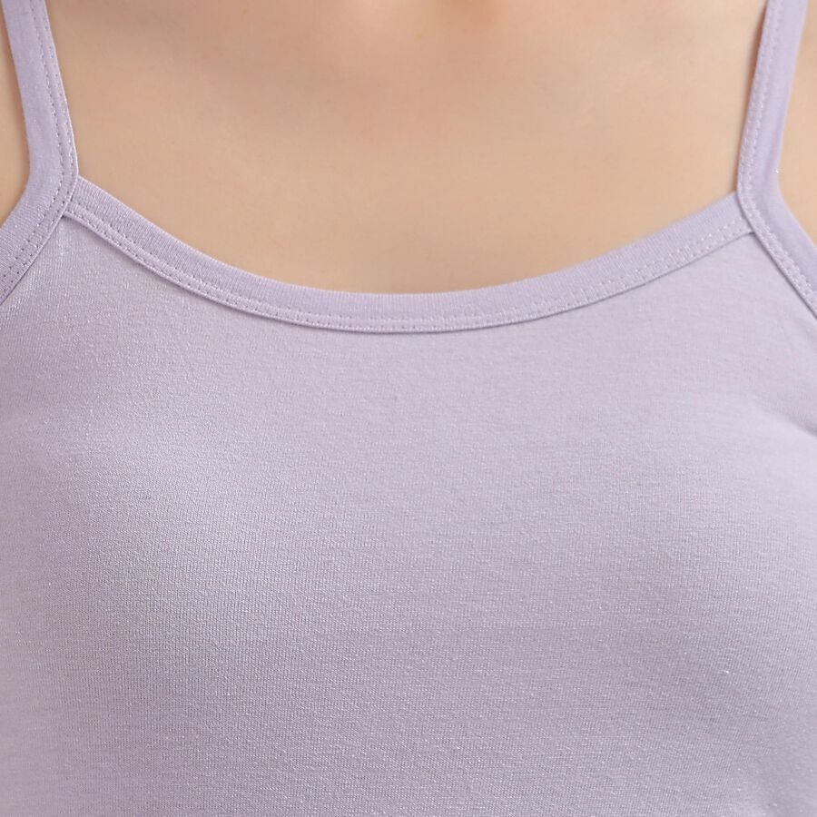 Ladies' 100% Cotton Slips, Lilac, large image number null