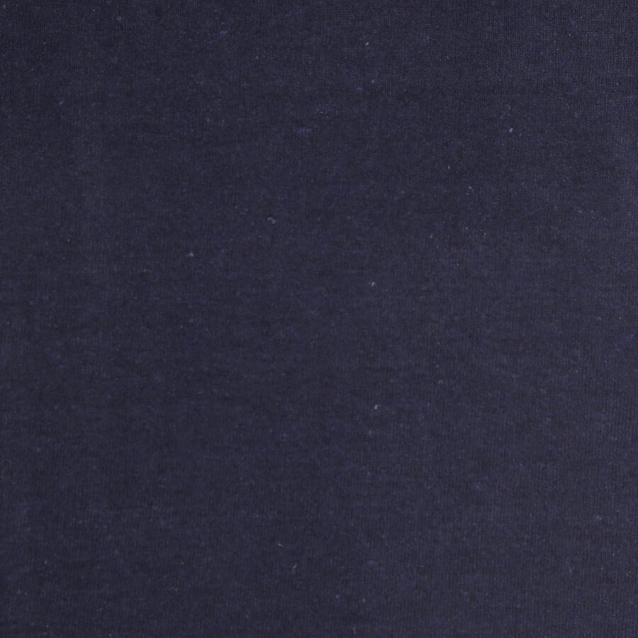 Girls Cotton Solid Vest, Navy Blue, large image number null