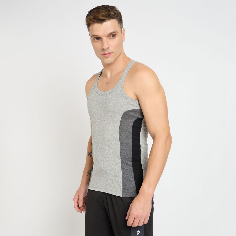 Men's Gym T-Shirt, Melange Light Grey, large image number null