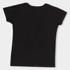 Girls' 100% Cotton T-Shirt, Black, small image number null