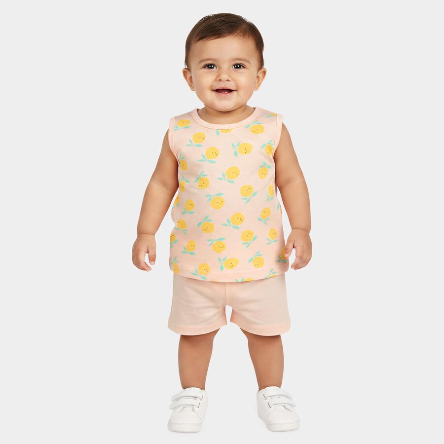 Infants' Short Set, Light Pink, large