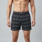 Men's Navy Blue Regular Fit Solid Boxers, नेवी ब्लू, small