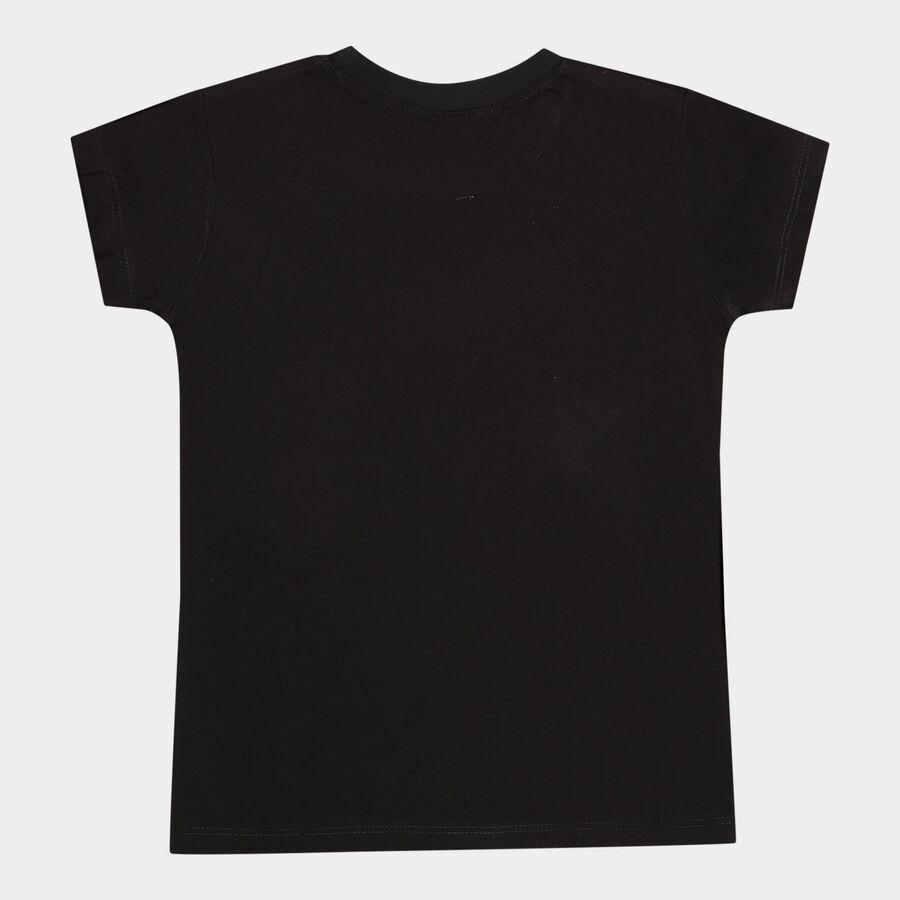 Girls T-Shirt, Black, large image number null