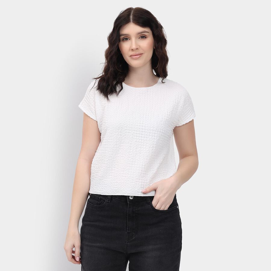 Ladies' Top, White, large