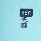 Boys' Half Sleeves T-Shirt, एक्वा, small image number null